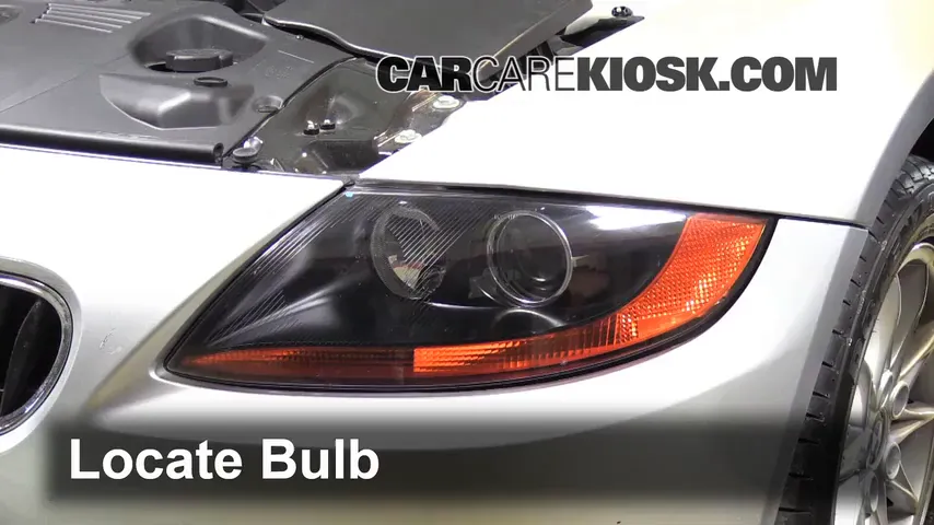 2004 BMW Z4 2.5i 2.5L 6 Cyl. Lights Headlight (replace bulb)